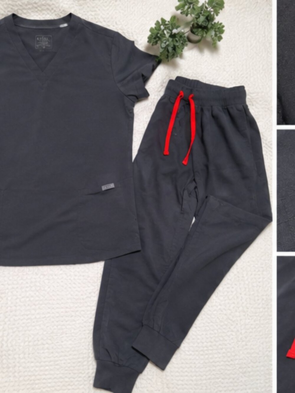 FIGS Charcoal Jogger Scrub Pants (M)